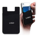 Cell Phone Case, Back Stick Silicone Card Holder Card Pocket